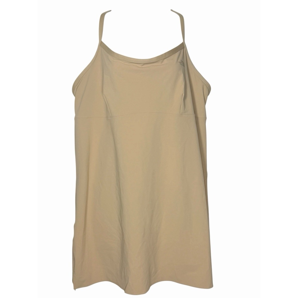 The North Face Arque Active Dress Khaki Stone 2X Built In Bra Athleisure